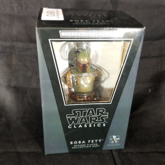 Boba Fett Bronze Plated Bust