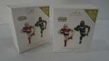 CHRISTMAS Shock Trooper and Shadow Trooper Ornaments 2 units