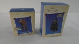 CHRISTMAS Ornaments Chewbacca and C-3PO Darth Vader 2 units