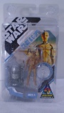 R2-D2 and C-3PO McQuarrie Concept Series Figures and Coin