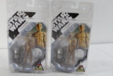 R2-D2 and C-3PO McQuarrie Concept Series Figures and Coin 2 units