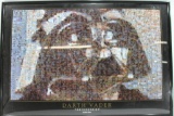 Framed Poster Darth Vader Photomosaics