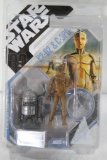 R2-D2 and C-3PO McQuarrie Concept Series Figures and Coin