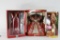 Barbie In A Christmas Carol - Red Dress and Barbie 2000 and Happy Holidays Barbie