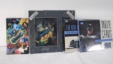 Batman Special Edition Art Books (2), Assorted Sky Cap Sheets (6), Framed Chrome Art posters (2)