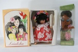 Hawaiian Hulu Girl and Leialoha Dolls
