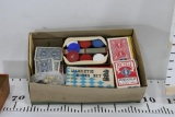 Box Plying Cards Poker Chips