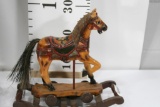Small Carousel Horse Wooden
