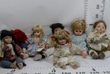Various Medium Dolls 7 units
