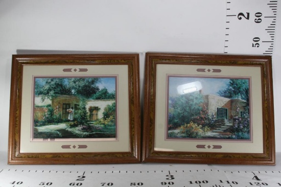 Lot of 2 Pueblo Pictures 20 wide 18 tall