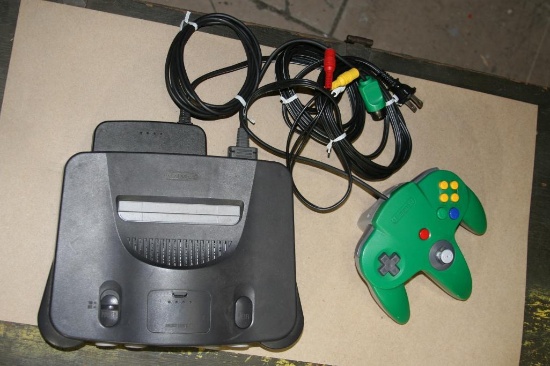 Nintendo 64 Video Game Console Entertainment System Model NUS-001 All Hookups Included