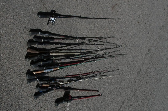 Fishing rods 20 units 2 reels
