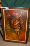 Print of Native American Portrait by Maher Morcos