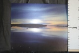 Wall Hanging print of Calm Water at Sunset