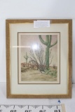 Leon Pescheret Color Etching in Death Valley