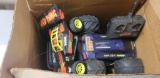 Various RC cars, American speedster, Jet Turbo, Tyco, Cars and Controllers