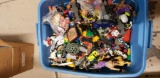 Entire Tub Of Various Matchbox cars and Other misc Toys, used