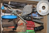 Various Vintage Hand Tools, Grinder, garden Tools, Tape Measure, etc.