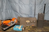 Vintage Archer CB Radio, Motorolla Walkie Talkie, and Other Misc. Radio Equipment