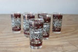 Collectible Decorative Coca-Cola Glasses 7 units