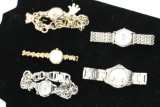 Various Women's/Children's Disney Watches, Mickey, Minnie, Tinker Bell, etc. 5 Units
