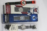 Various Commemorative Limited Release Disney Watches, 4 Units