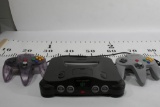 Nintendo 64 Video Game Console Entertainment System Model NUS-001 All Hookups Included Powers on