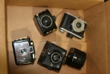 Vintage Kodak Duex and Various Kodak Brownie Cameras