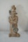 Small African Style Statue of Warrior 12in tall