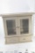 Wooden Cabinet with Glass door and drawers. 24x22x7