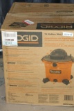Ridged 16 Gal Wet Dry Shop Vac 5 Hp Heavy Duty Mobile with Compact Accessories