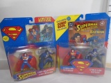 Box of 2 Pairs of Batman with Superman Action Figure Sets