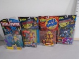 Box of Various X-Men Action Figures, Colossus, Sabretooth, Aquaman, etc.