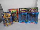 Box of Various X-Men and Spawn Action Figures