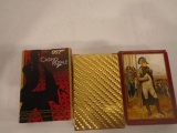 Various Playing Cards, 007 Casino Royale, Napoleon, and Gold Colored