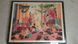 Vintage Framed Art Disney Babies 22x18