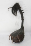 African Style String Instrument For Decoration 20in Tall
