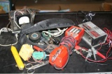 Misc Electronics Tools,Harris Testing Device, Dynapack Batt Chrger, basic hand tools etc.
