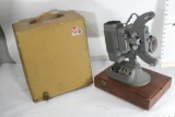 Dejur 8mm Movie Projector in Case with manual accessories etc.