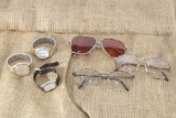 6 Units Misc Accessories Watches & Eyeglasses includes Calvin Klein & Cartier