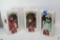 Gone With The Wind World Doll Lot Scarlett O'hare in Red , White Green, Maroon Dress 3 units