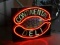 Large Neon Continental Deli Sign Powers On 30in tall 44in wide