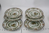 Antique Royal Doulton Round Salad Plate Madras England Floral Design Gold Trim Apprx 8