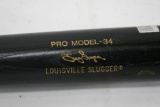 Pro Model 34 Tony Gwynn Louisville Slugger 9, 34 Inches Baseball Bat. Engraved