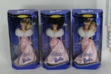 Mattel Reprinted Barbie Enchanted Evening blonde Barbie Repro Of 1960 Brunett. 3 units