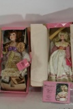 Paradise Galleries Porcelain Ceramic Dolls.12-14