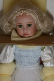 treasury collection paradise galleries bridal doll porcelain ceramic doll. approx 20