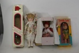 Lovable Lynn Porcelain Doll Aston Drake Galleries Doll Collections 3 units