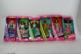 Jamaican Barbie 1992 4647, 1996 Dotw Ghanian Barbie 15303, 1994 Irish, Mexican Barbie etc. 6 units