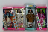 Native American Barbie Doll Collections, 4 units.